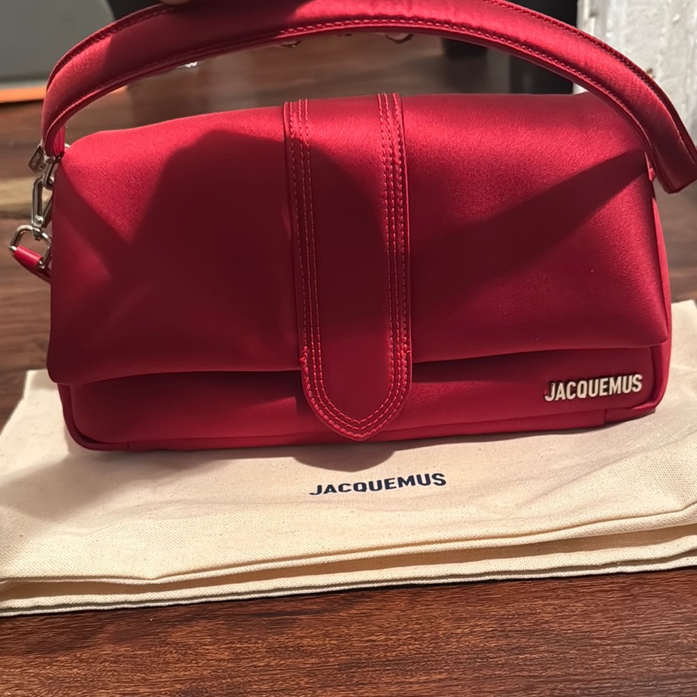 Jacquemus Le Bambimou Bag burgundy guirlande